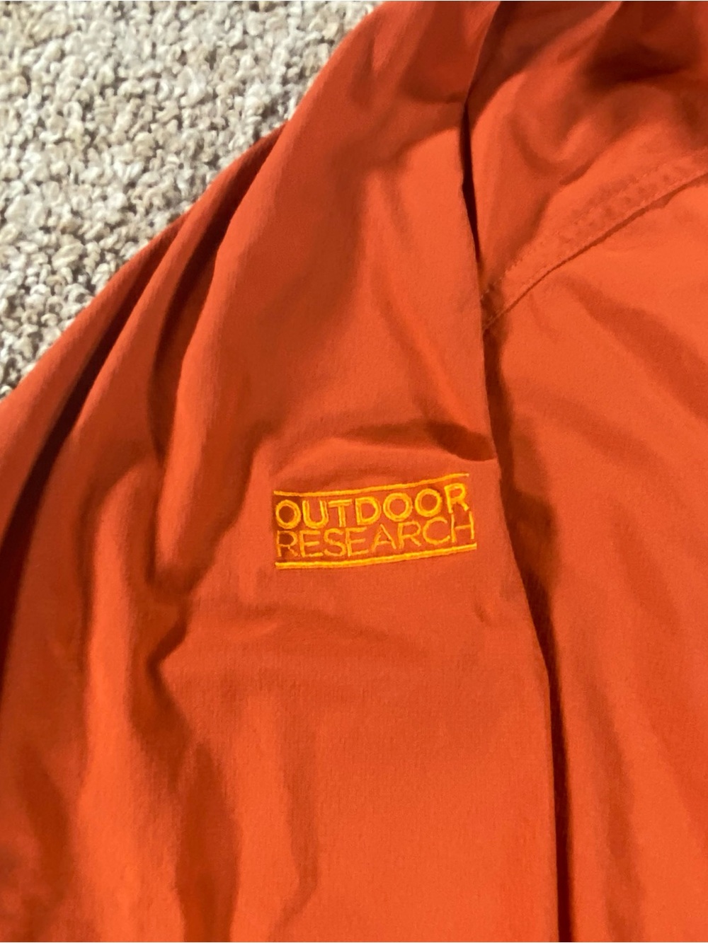 Outdoor Research Ferrosi Medium 1/4 Zip Pullover Orange Gorpcore Hiking - Picture 4 of 8